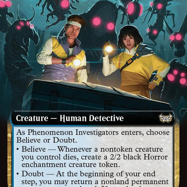 Phenomenon Investigators 65/40 (Commander: Duskmourn: House of Horror)  - Extended Art