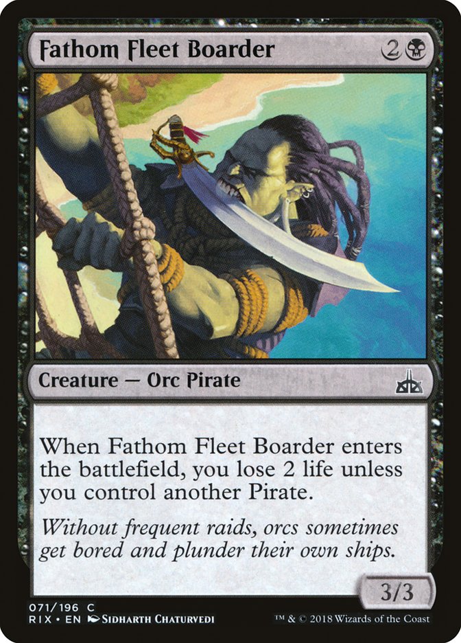 Fathom Fleet Boarder 71 (Rivals of Ixalan)  - Foil