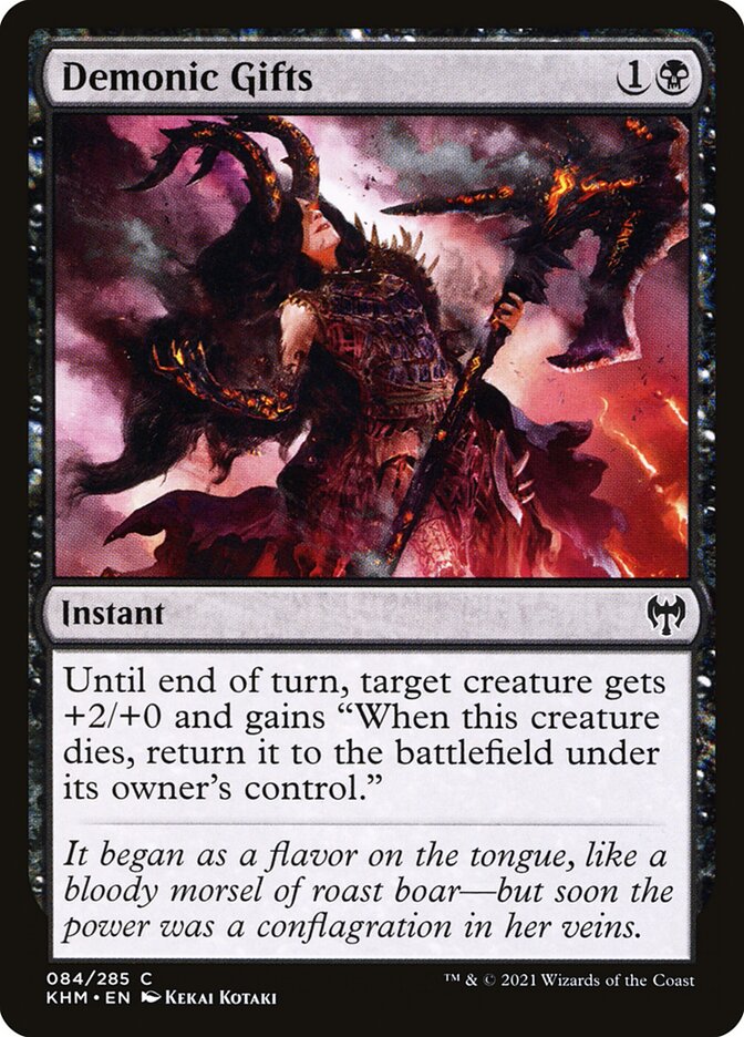 Demonic Gifts 84/285 (Kaldheim)  - Foil
