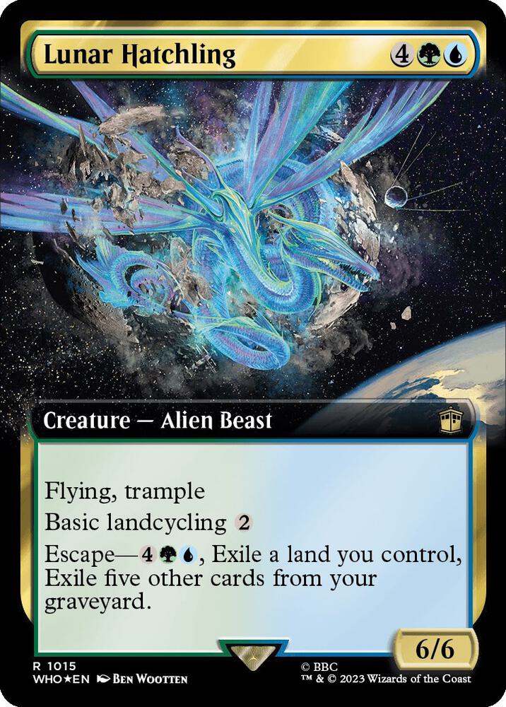 Lunar Hatchling 1015 (Universes Beyond: Doctor Who)  - Foil
