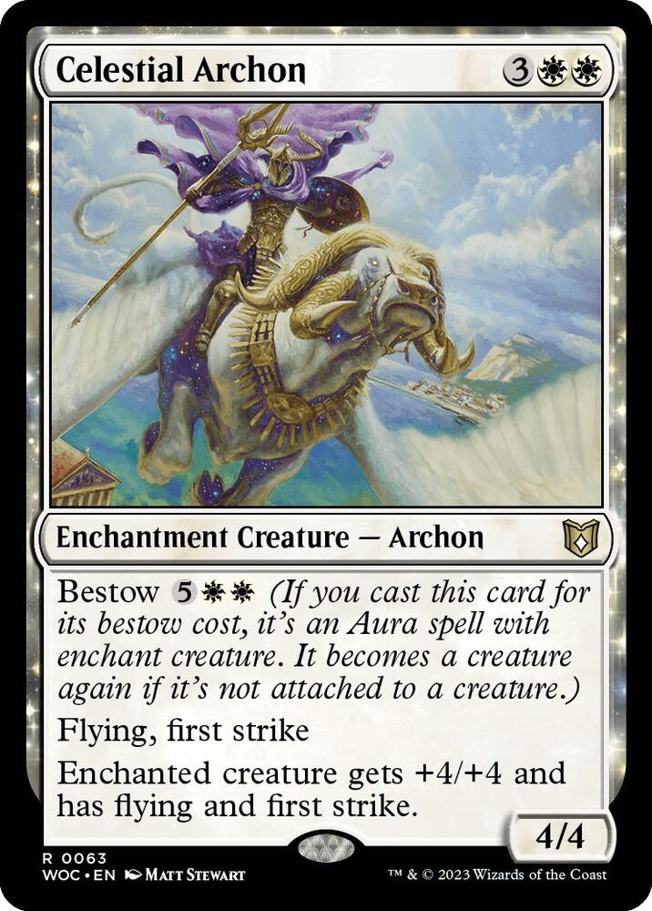 Celestial Archon 63/173 (Commander: Wilds of Eldraine) 