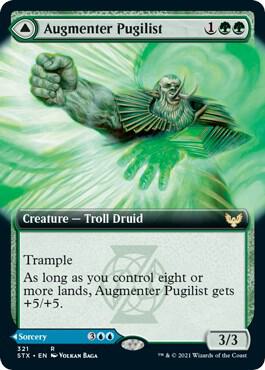 Augmenter Pugilist Extended Art 321 (Strixhaven: School of Mages) 