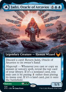 Jadzi Oracle of Arcavios Extended Art 325/275 (Strixhaven: School of Mages) 