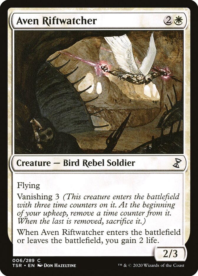 Aven Riftwatcher 6/289 (Time Spiral: Remastered) 