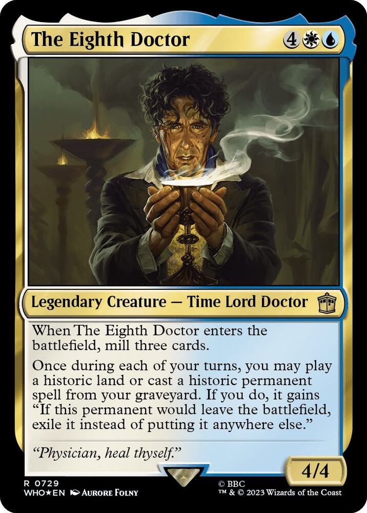 The Eighth Doctor 729/331 (Universes Beyond: Doctor Who)  - Surge Foil