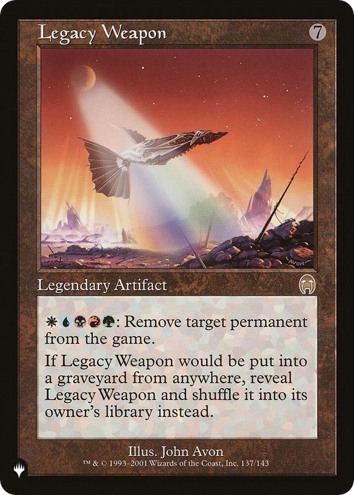 Legacy Weapon APC-137/5075 (The List Reprints) 