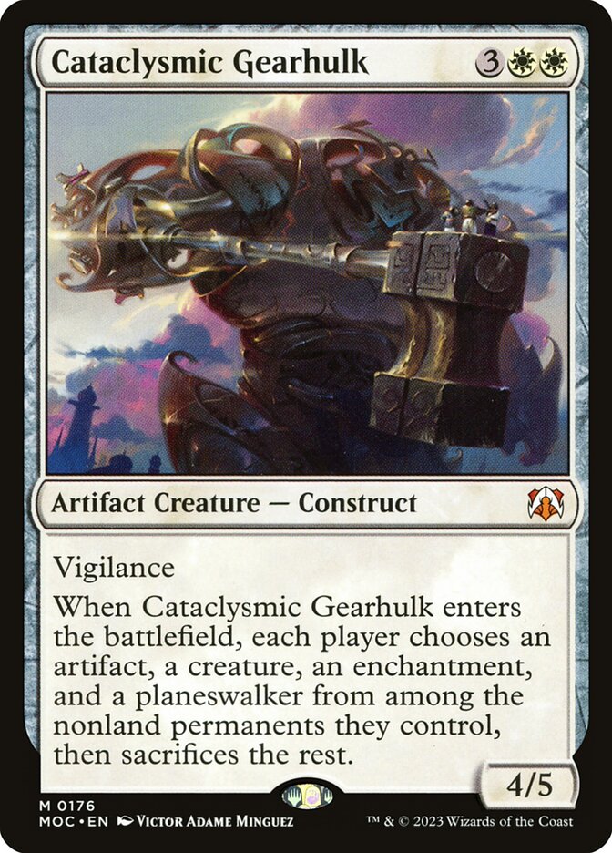 Cataclysmic Gearhulk 176/444 (Commander: March of the Machine) 