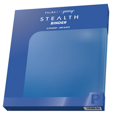 STEALTH 12 Pocket Zip Trading Card Binder - BLUE