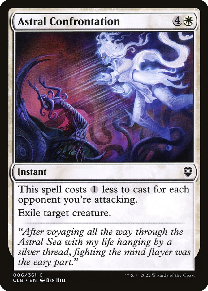 Astral Confrontation 6 (Commander Legends: Battle for Baldur's Gate) 