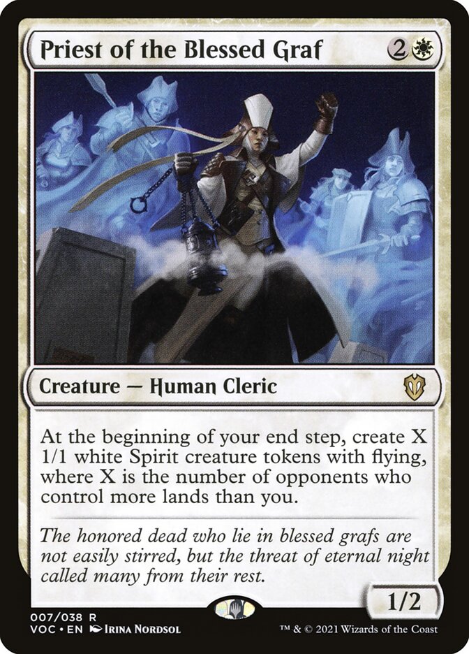 Priest of the Blessed Graf 7/38 (Commander: Innistrad: Crimson Vow) 