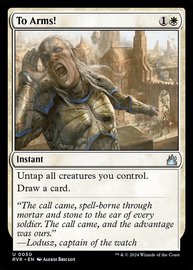 To Arms! 30 (Ravnica Remastered)  - Foil