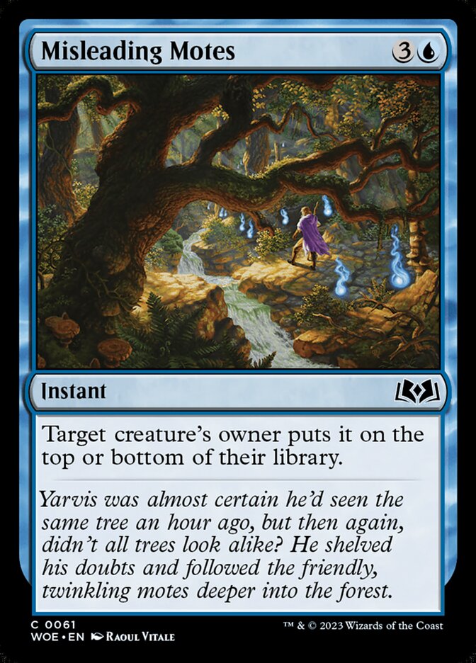 Misleading Motes 61/276 (Wilds of Eldraine)  - Foil