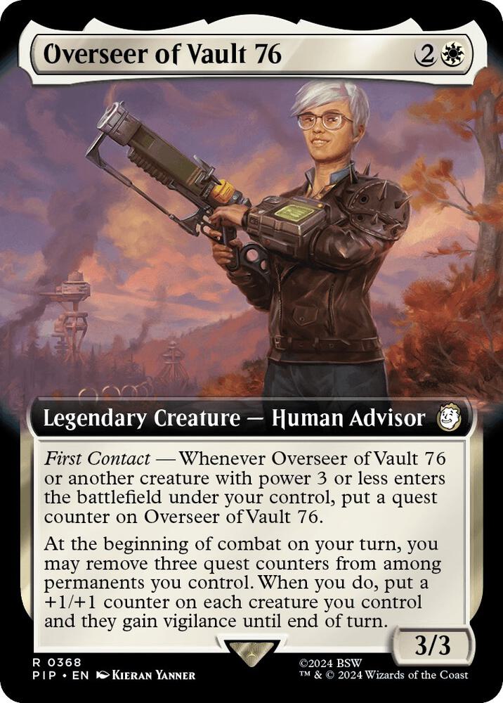 Overseer of Vault 76 368/326 (Universes Beyond: Fallout)  - Extended Art