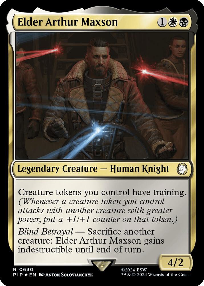 Elder Arthur Maxson Surge Foil 630 (Universes Beyond: Fallout)  - Foil