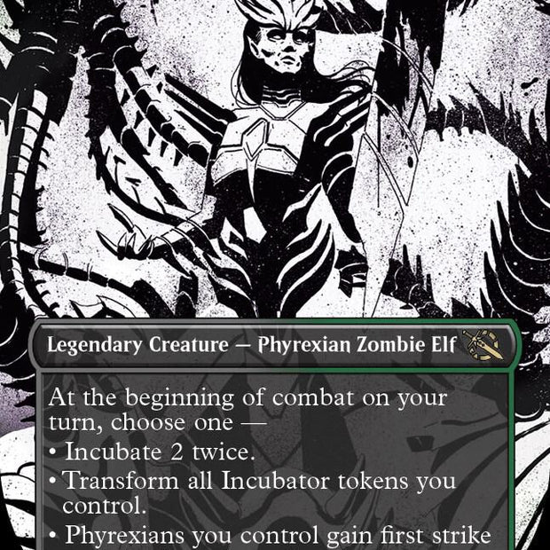 Glissa, Herald of Predation 308/291 (March of the Machine)  - Borderless Foil