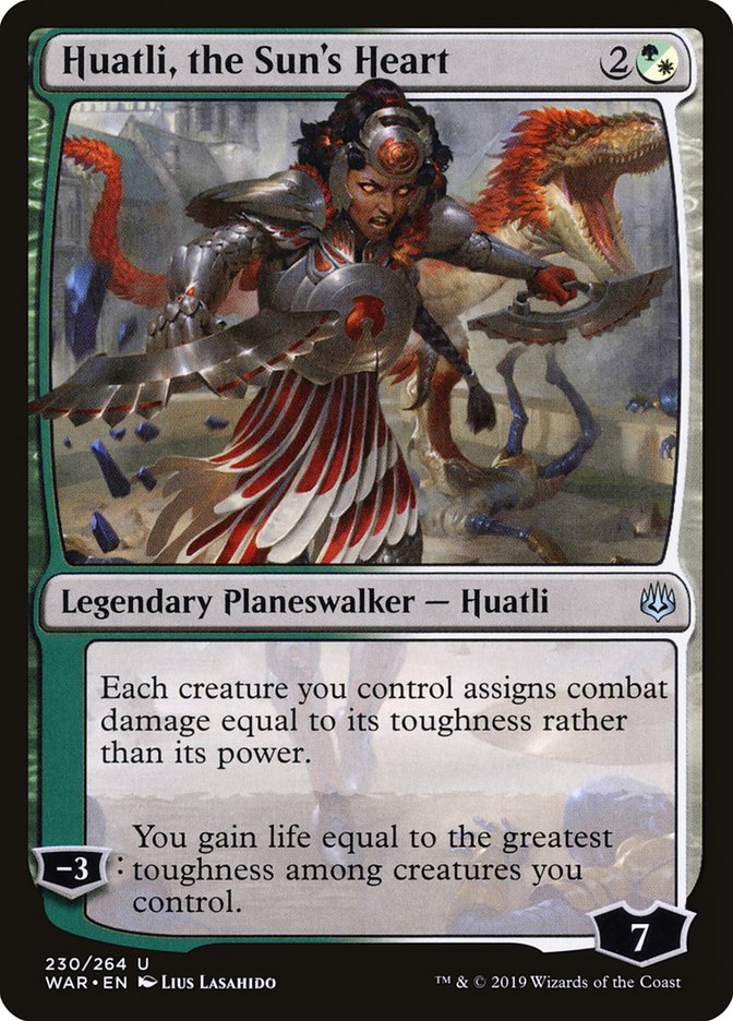 Huatli, the Sun's Heart 230/264 (War of the Spark) 