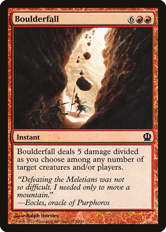 Boulderfall 115/249 (Theros) 