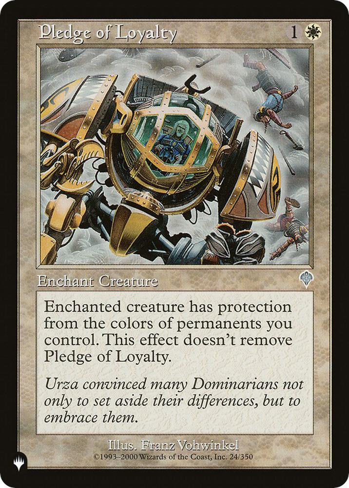 Pledge of Loyalty INV-24/5075 (The List Reprints) 