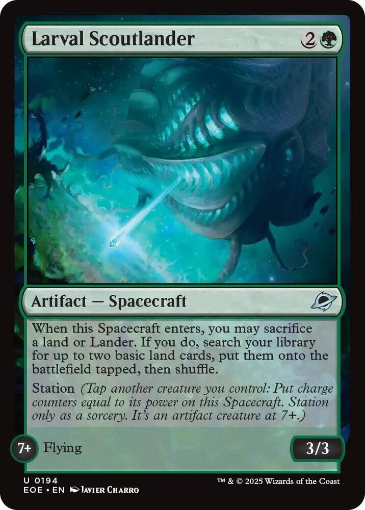 Larval Scoutlander 194 (Edge of Eternities)  - Foil