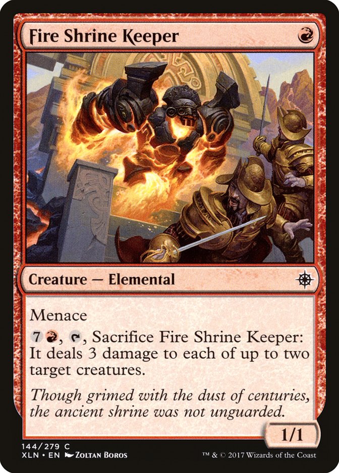 Fire Shrine Keeper 144/279 (Ixalan) 