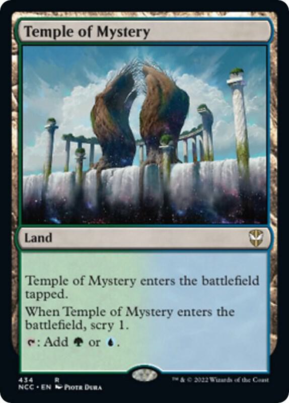 Temple of Mystery 434 (Commander: Streets of New Capenna) 