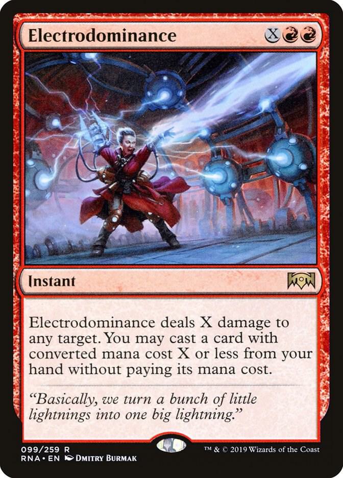 Electrodominance 99/259 (Ravnica Allegiance)  - Foil