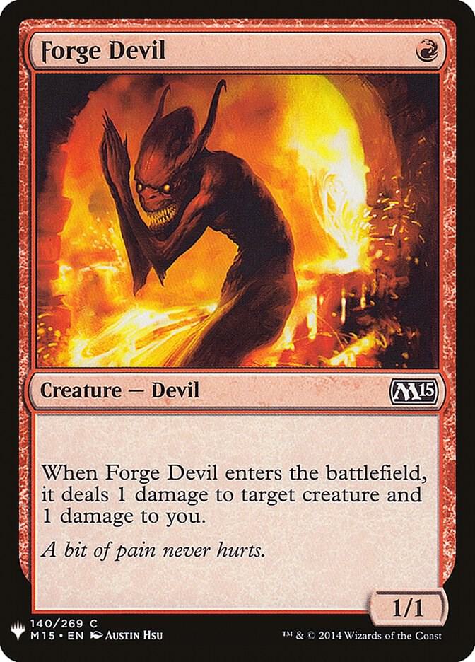 Forge Devil M15-140/5075 (The List Reprints) 