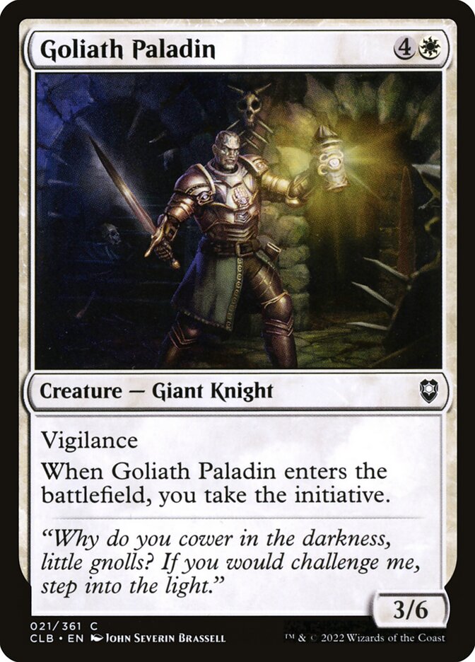 Goliath Paladin 21 (Commander Legends: Battle for Baldur's Gate) 