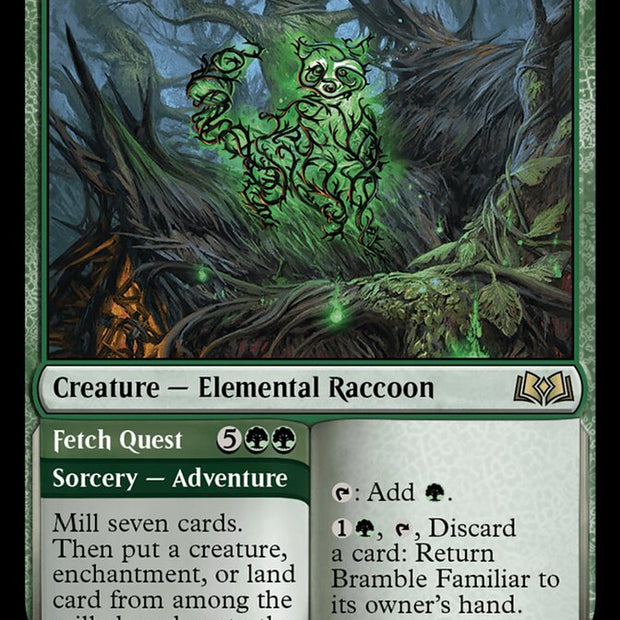 Bramble Familiar // Fetch Quest 164 (Wilds of Eldraine) 