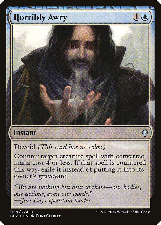 Horribly Awry 59/274 (Battle for Zendikar) 
