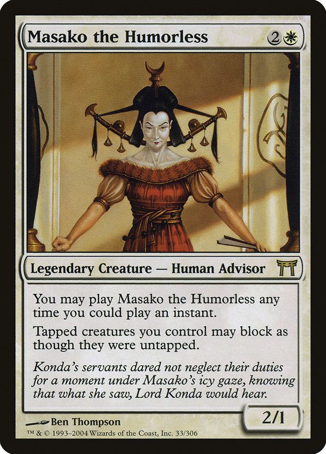 Masako the Humorless (Champions of Kamigawa) 