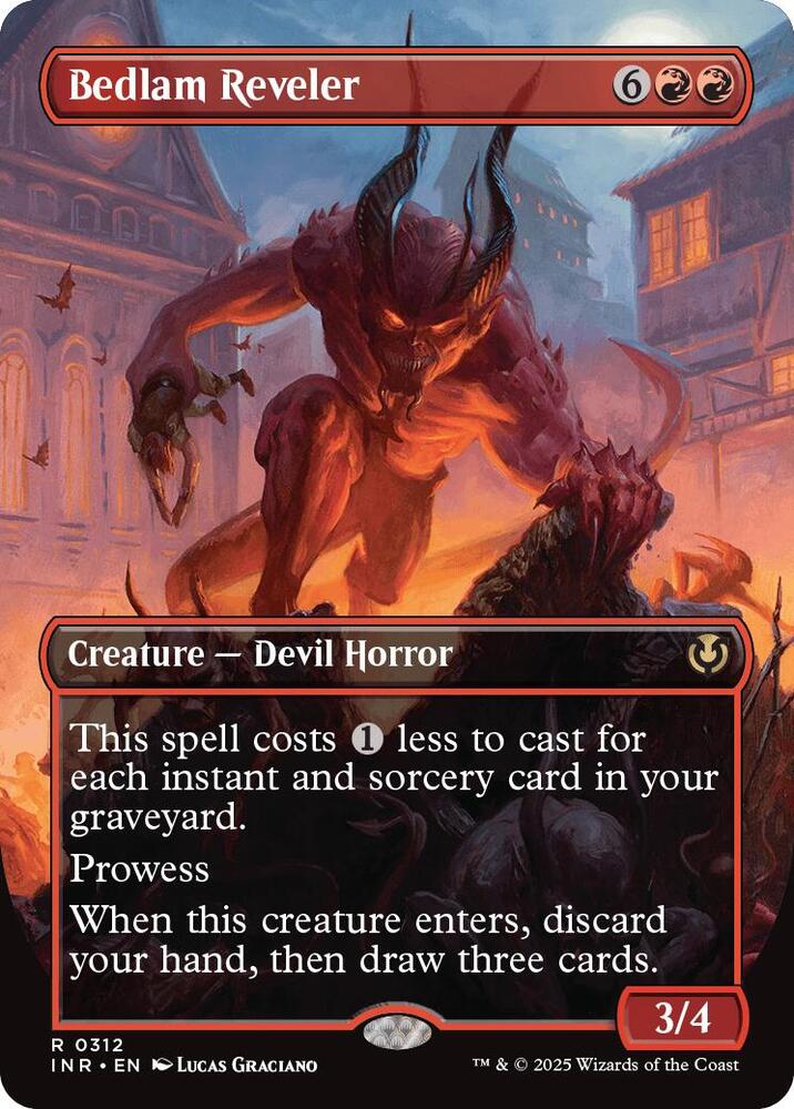 Bedlam Reveler 312/287 (Innistrad Remastered)  - Borderless