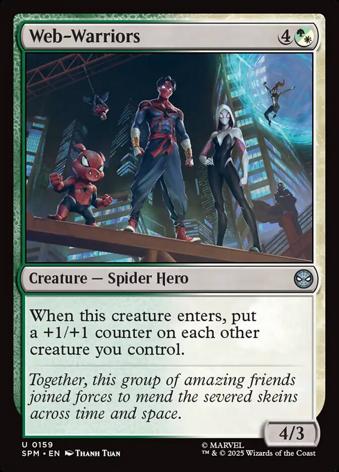 Web-Warriors 159/198 (Marvel's Spider-Man) 