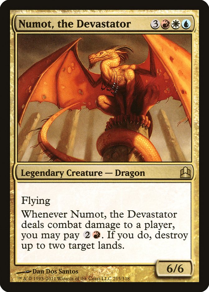 Numot, the Devastator 215/318 (Commander) 