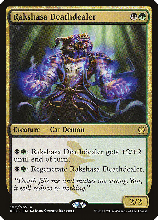 Rakshasa Deathdealer 192/269 (Khans of Tarkir) 