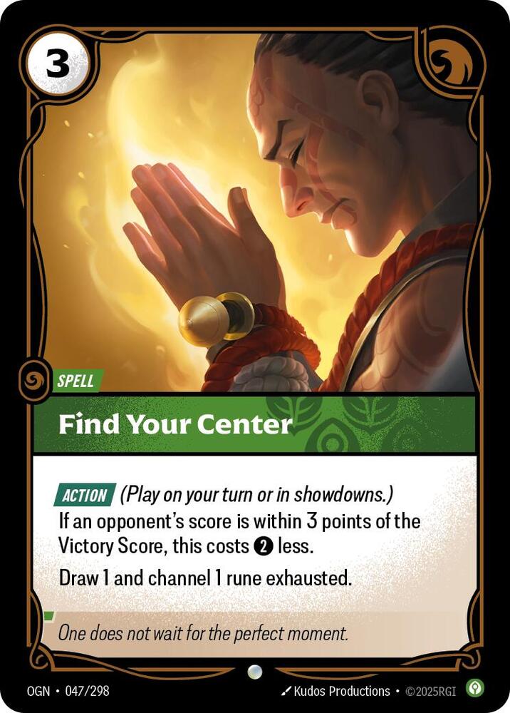 Find Your Center 047/298 (Origins) 