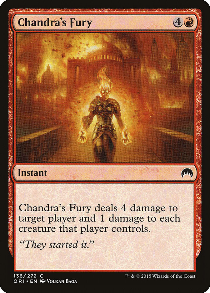 Chandra's Fury 136/272 (Magic Origins) 