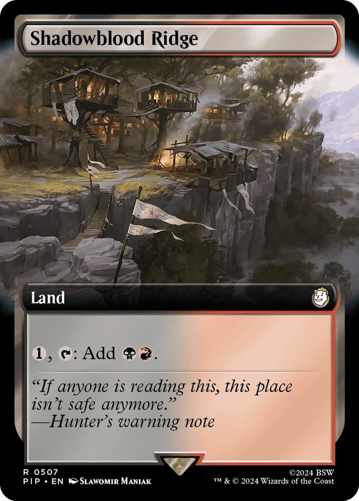 Shadowblood Ridge 507/326 (Universes Beyond: Fallout)  - Extended Art