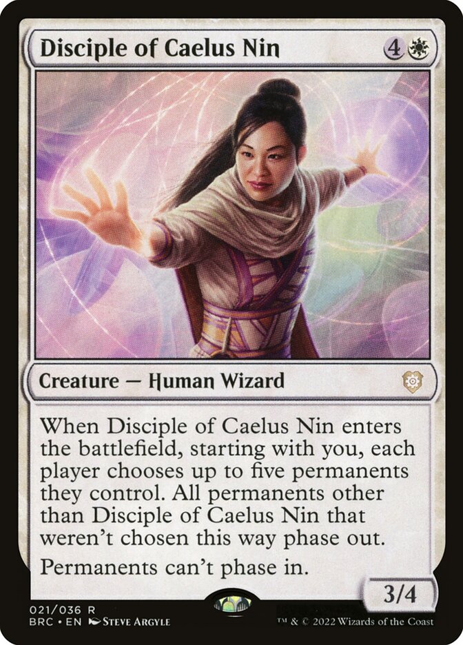 Disciple of Caelus Nin 21/40 (Commander: The Brothers' War) 