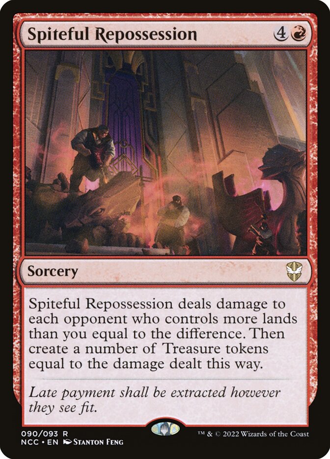 Spiteful Repossession 90 (Commander: Streets of New Capenna) 