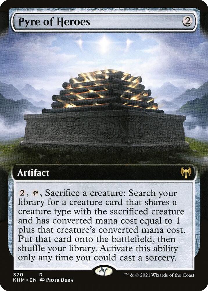 Pyre of Heroes 370/285 (Kaldheim)  - Extended Art
