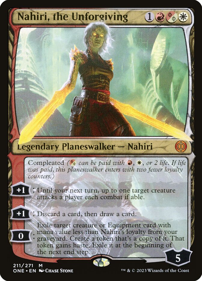 Nahiri, the Unforgiving 211/271 (Phyrexia: All Will Be One) 