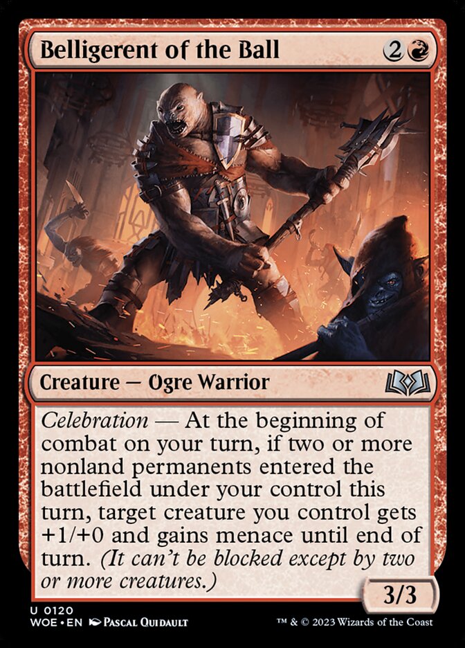Belligerent of the Ball 120/276 (Wilds of Eldraine)  - Foil