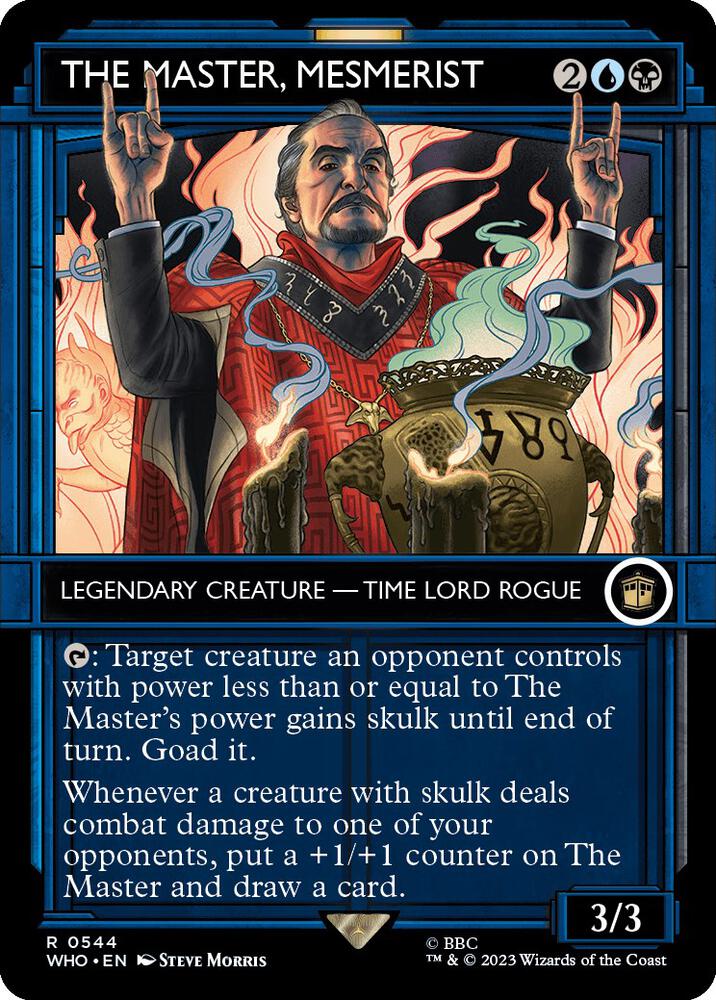 The Master, Mesmerist 544/331 (Universes Beyond: Doctor Who)  - Showcase Foil