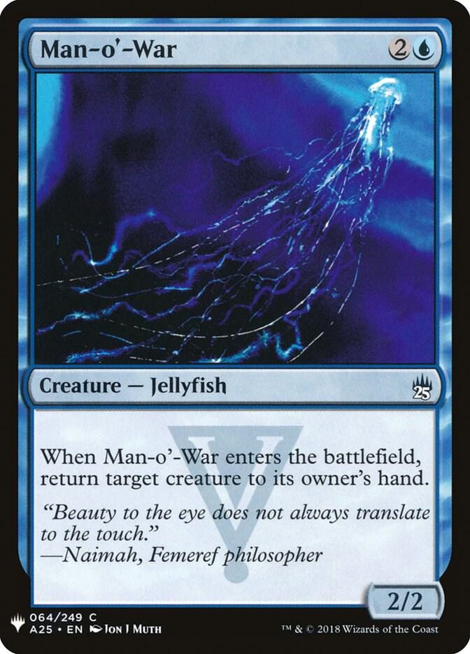 Man o War A25 A25-64/5075 (The List Reprints) 