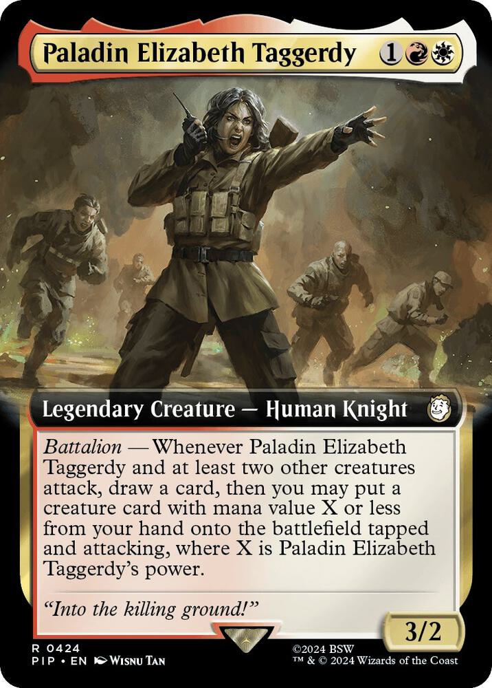 Paladin Elizabeth Taggerdy 424 (Universes Beyond: Fallout)  - Foil