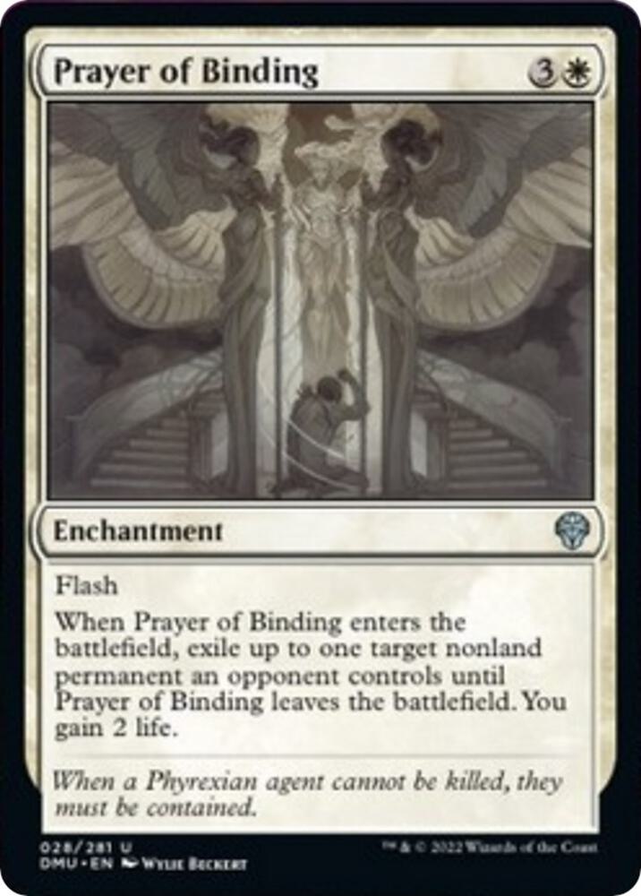 Prayer of Binding 28/281 (Dominaria United)  - Foil