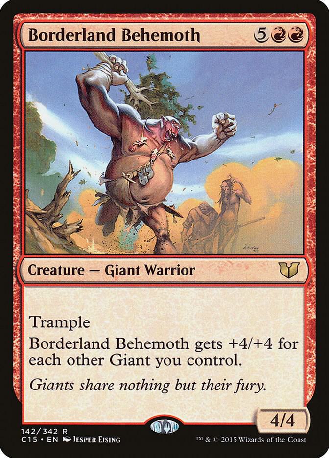 Borderland Behemoth 142/342 (Commander 2015) 