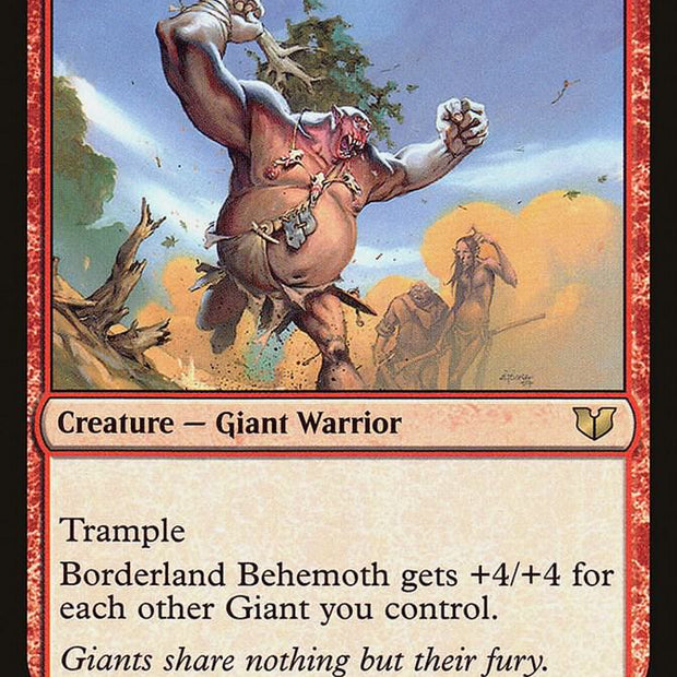 Borderland Behemoth 142/342 (Commander 2015) 