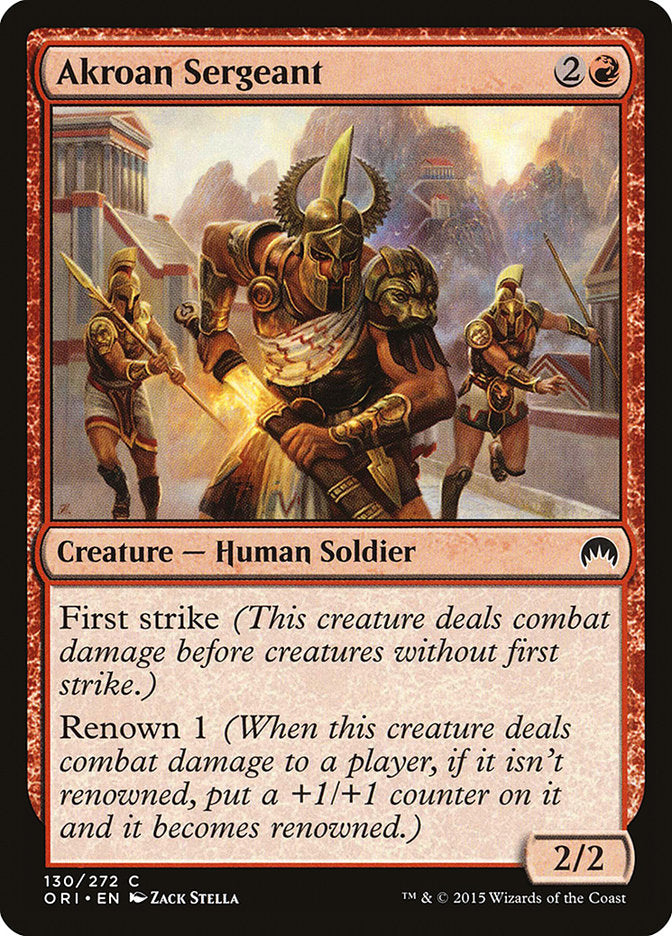 Akroan Sergeant 130/272 (Magic Origins) 